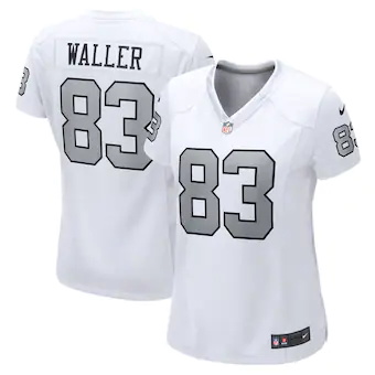 womens nike darren waller white las vegas raiders alter_002